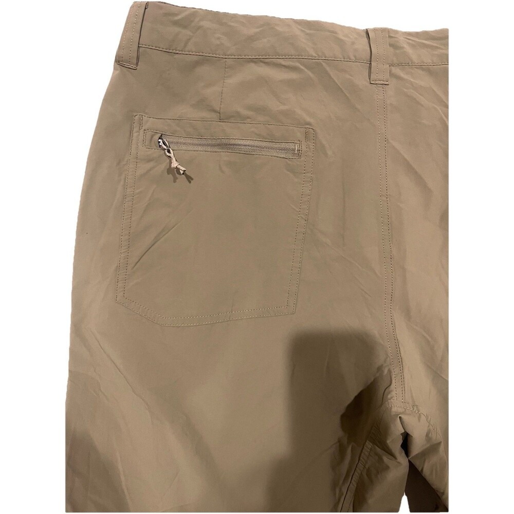 Patagonia Quandary Nylon Hiking Shorts Mens’s Tan Khaki Pockets Drawstring Sz 38 - Picture 4 of 10